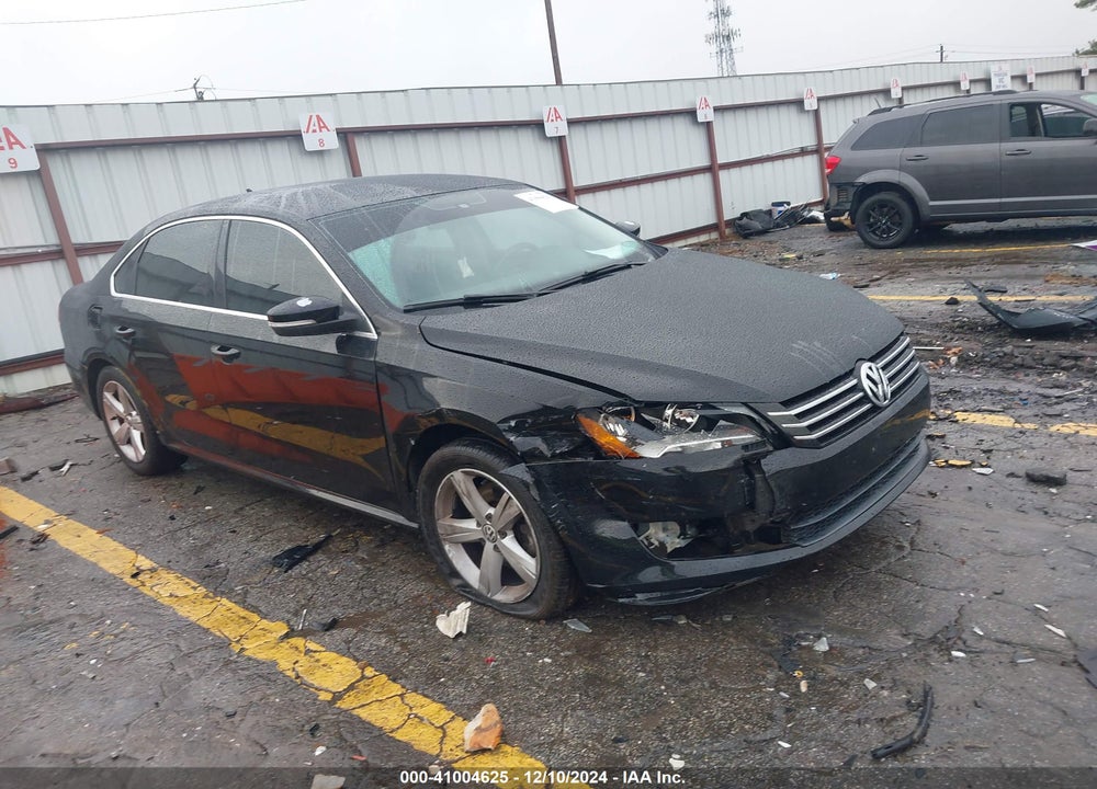 2013 VOLKSWAGEN PASSAT 2.5L SE VIN: 1VWBP7A34DC061455