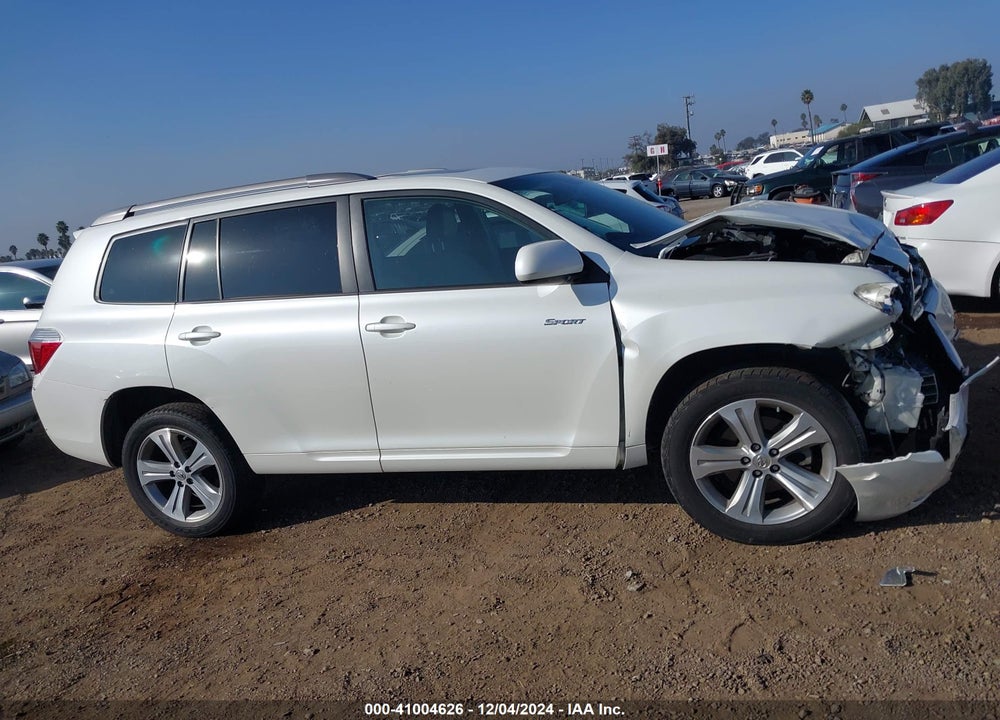 2008 TOYOTA HIGHLANDER SPORT VIN: JTEES43A782041328