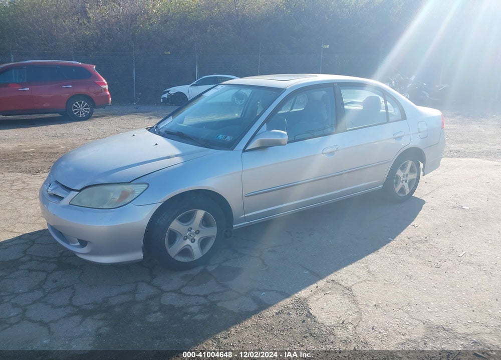 2004 HONDA CIVIC EX VIN: 2HGES26734H540090