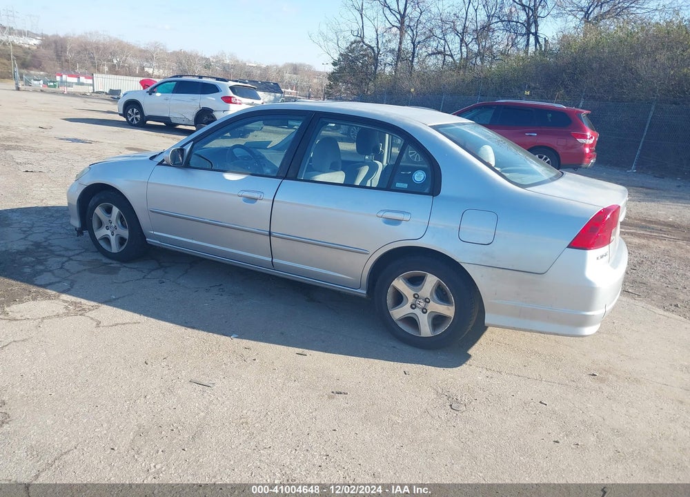 2004 HONDA CIVIC EX VIN: 2HGES26734H540090