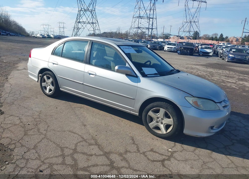 2004 HONDA CIVIC EX VIN: 2HGES26734H540090