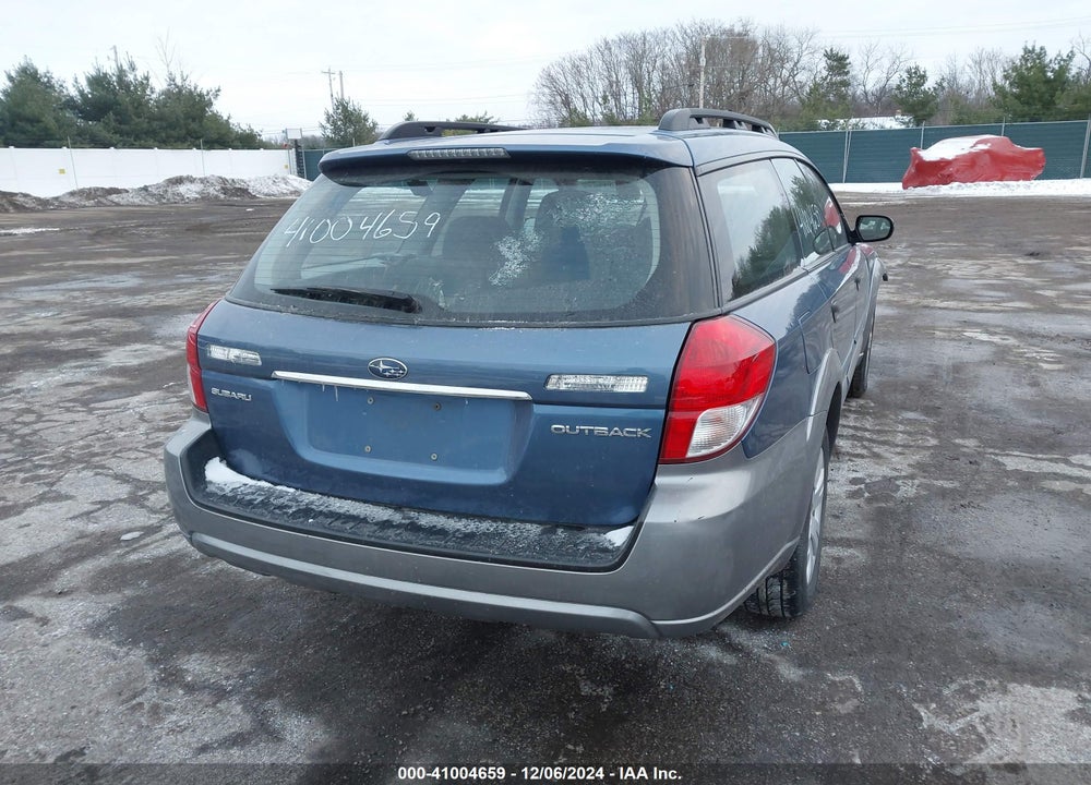 2009 SUBARU OUTBACK 2.5I VIN: 4S4BP60C697319775