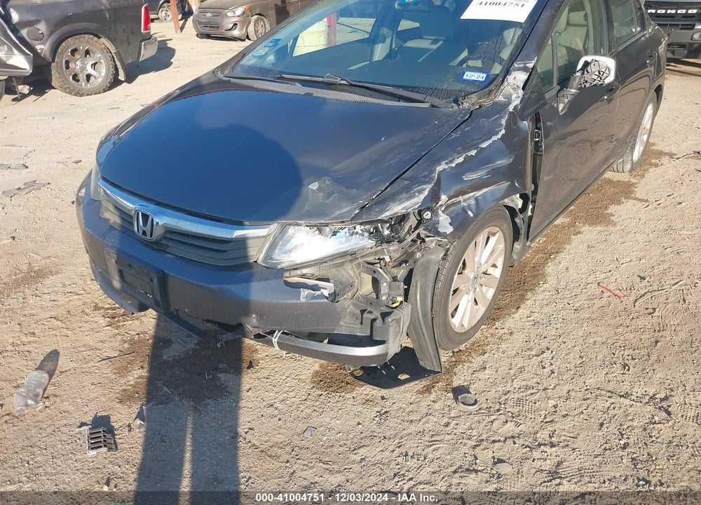 2012 HONDA CIVIC EX-L VIN: 2HGFB2F97CH531526
