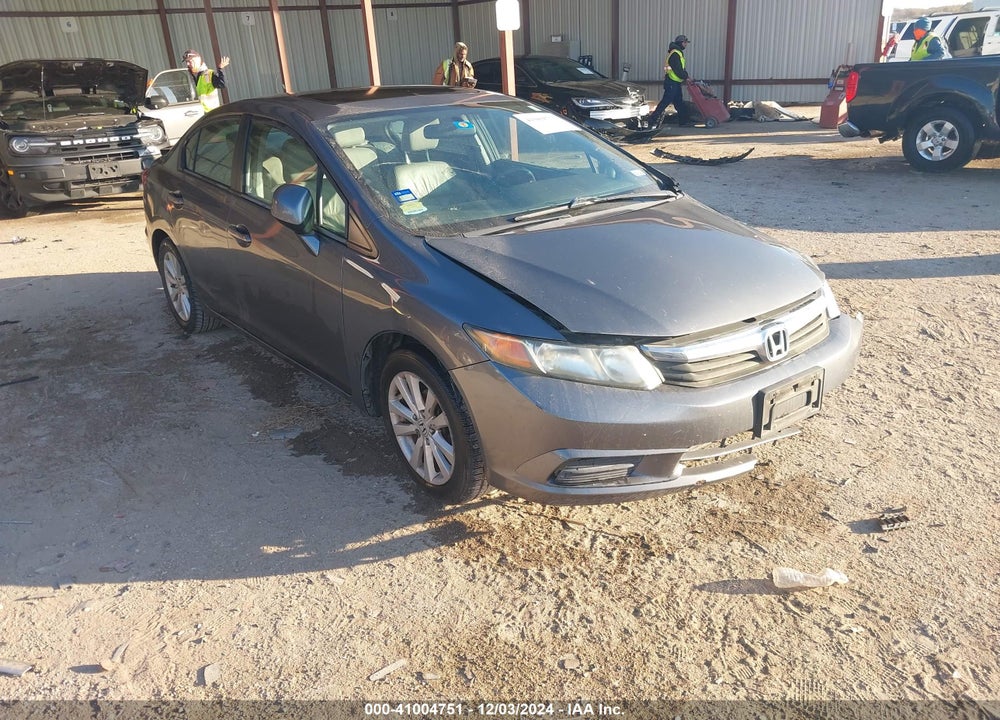 2012 HONDA CIVIC EX-L VIN: 2HGFB2F97CH531526