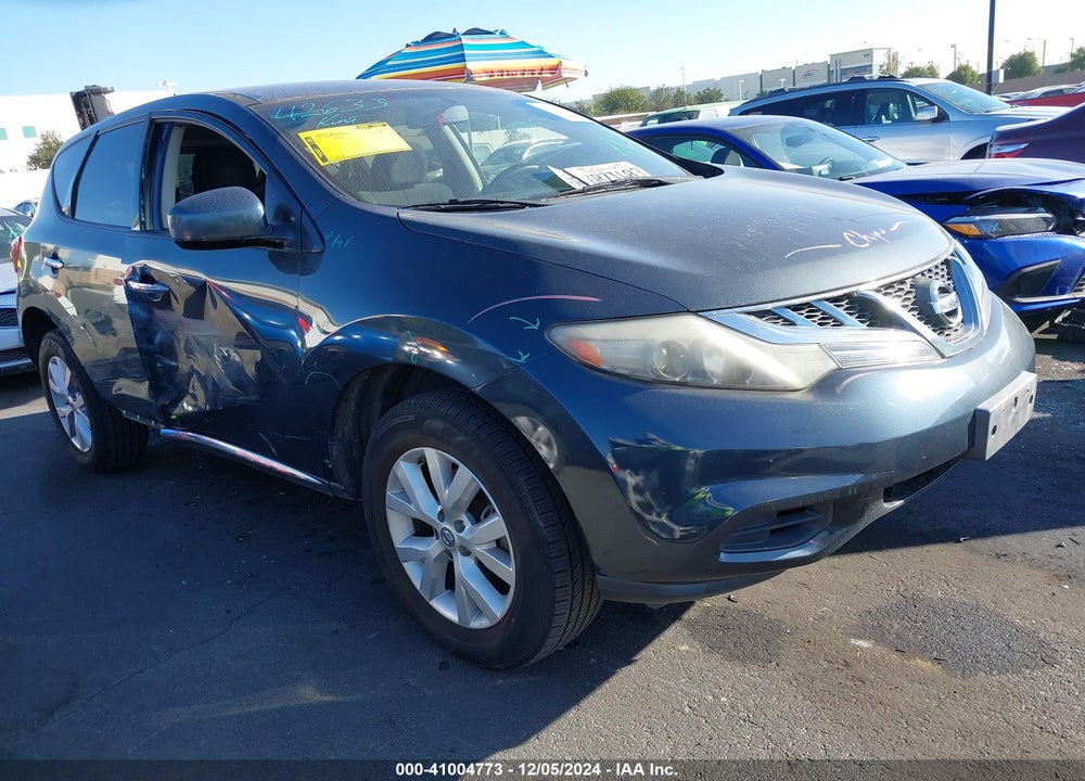 2011 NISSAN MURANO S VIN: JN8AZ1MU4BW062650