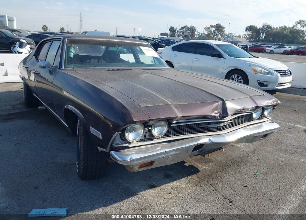 1968 CHEV ELLE MALIBU VIN: 136698K136623