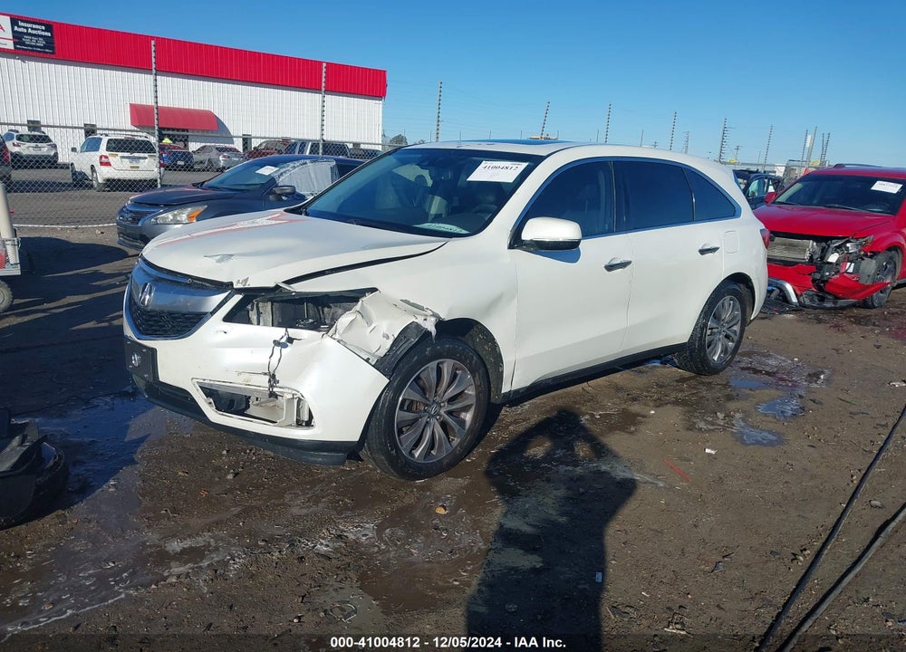 2015 ACURA MDX TECHNOLOGY PKG W/ENTERTAINMENT PKG VIN: 5FRYD3H63FB012993