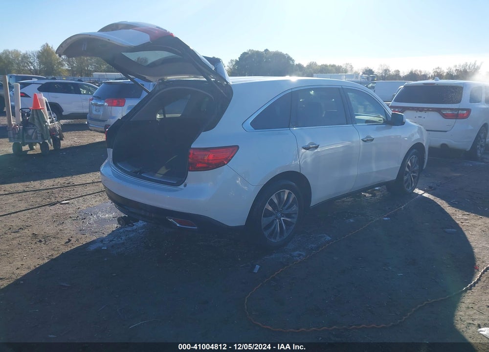 2015 ACURA MDX TECHNOLOGY PKG W/ENTERTAINMENT PKG VIN: 5FRYD3H63FB012993