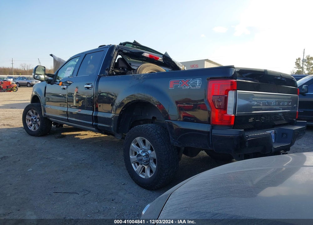 2017 FORD F-250 PLATINUM VIN: 1FT7W2BT1HEF39368