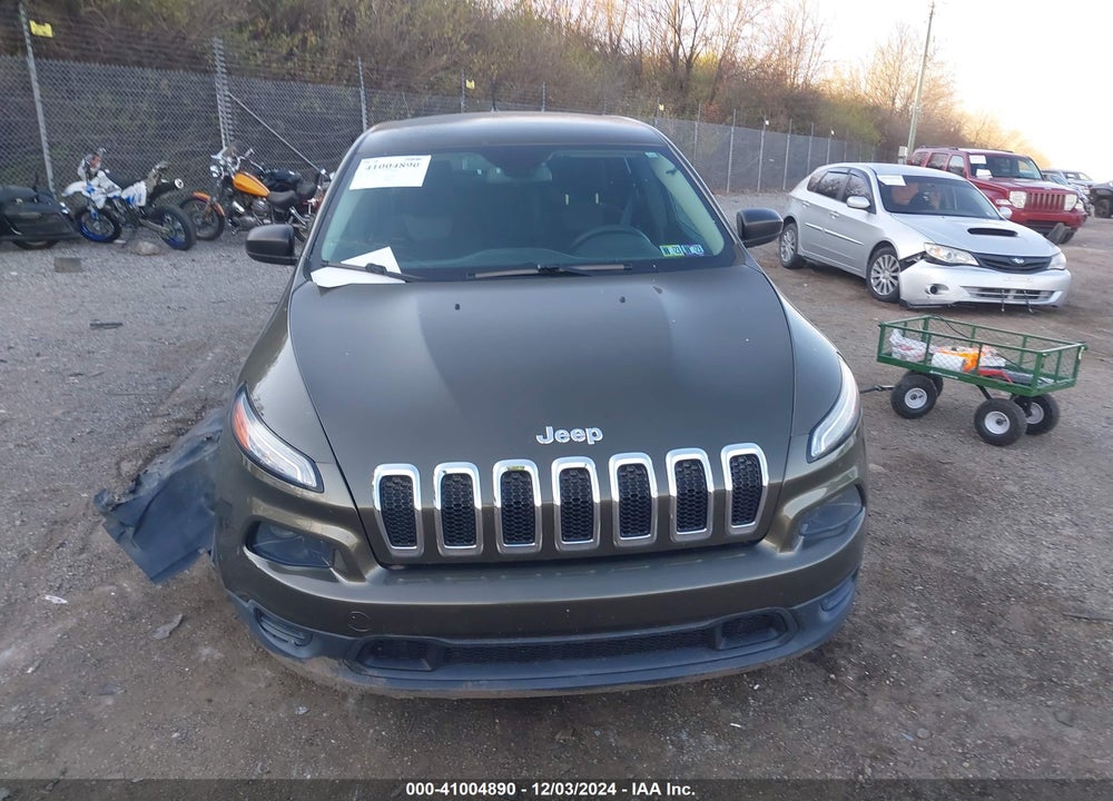 2015 JEEP CHEROKEE SPORT VIN: 1C4PJMABXFW564506
