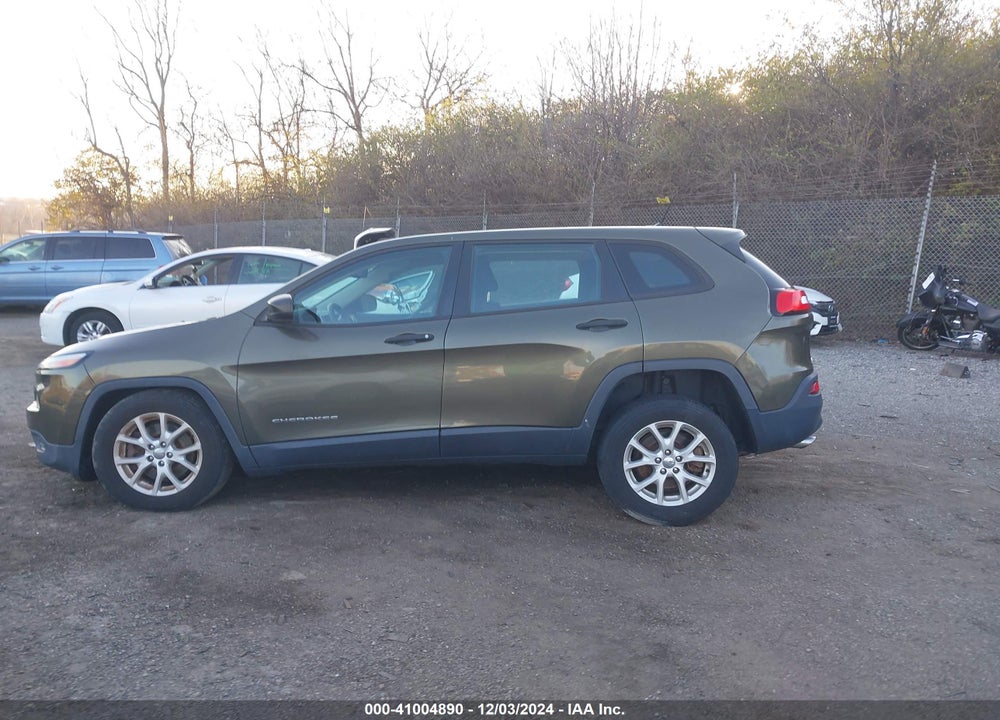 2015 JEEP CHEROKEE SPORT VIN: 1C4PJMABXFW564506
