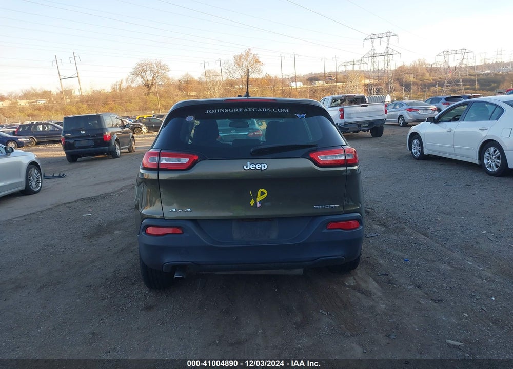 2015 JEEP CHEROKEE SPORT VIN: 1C4PJMABXFW564506