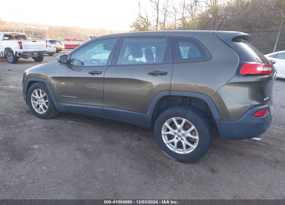 2015 JEEP CHEROKEE SPORT VIN: 1C4PJMABXFW564506