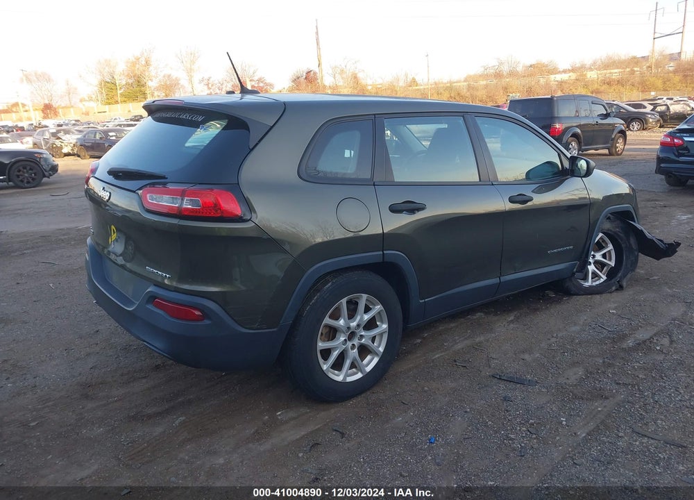 2015 JEEP CHEROKEE SPORT VIN: 1C4PJMABXFW564506