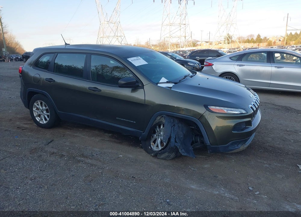 2015 JEEP CHEROKEE SPORT VIN: 1C4PJMABXFW564506