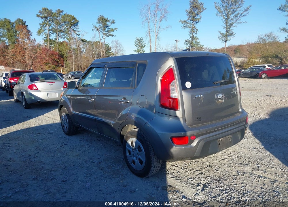 2013 KIA SOUL VIN: KNDJT2A57D7595377