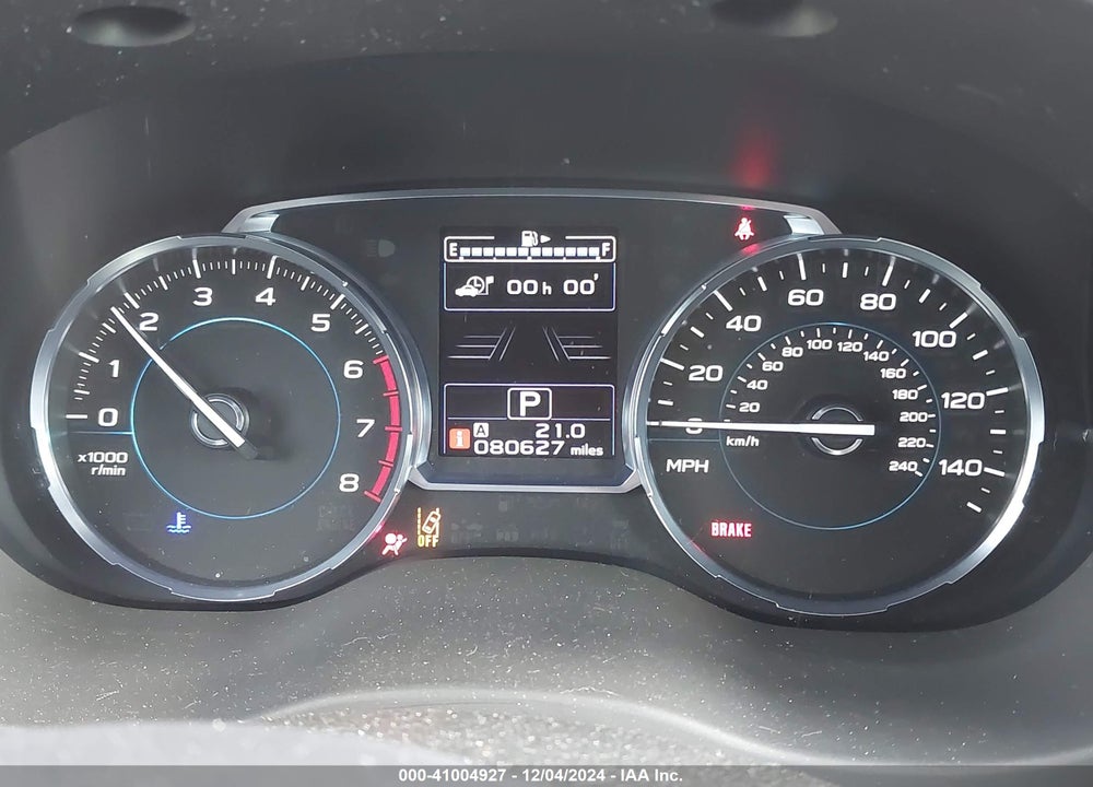 2017 SUBARU FORESTER 2.5I TOURING VIN: JF2SJAWC4HH800179