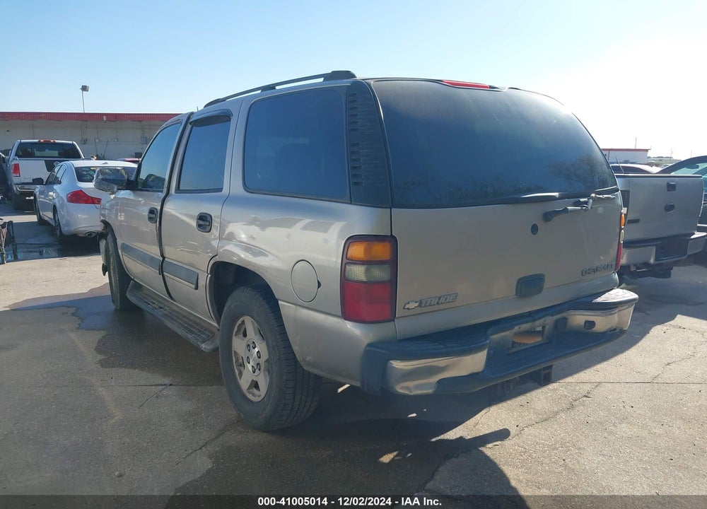 2004 CHEVROLET TAHOE LS VIN: 1GNEC13Z44R269950