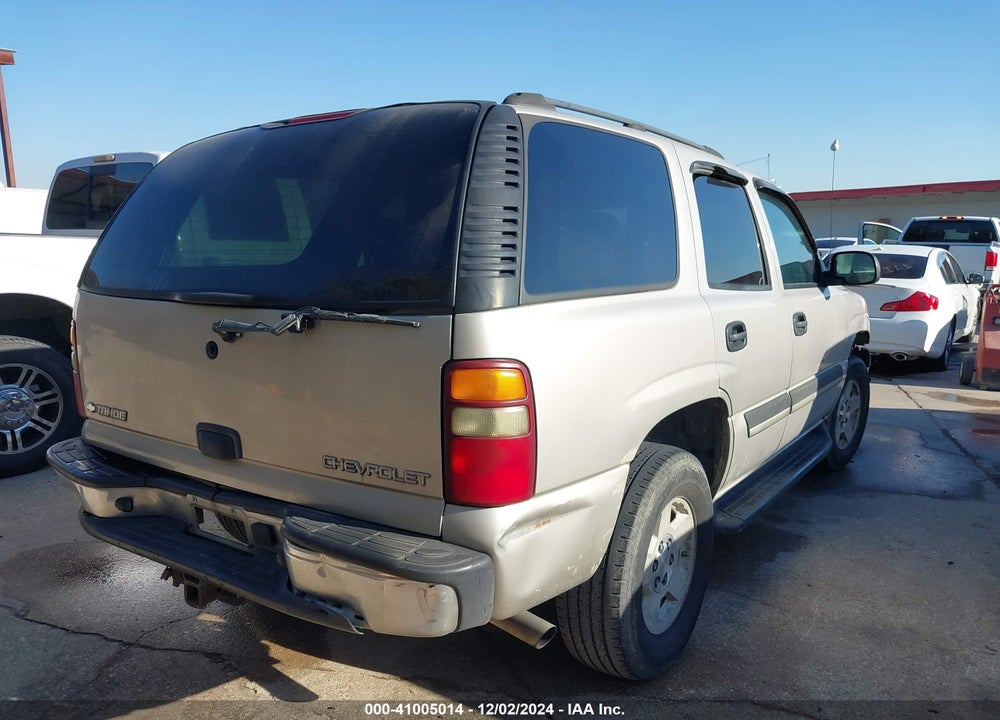 2004 CHEVROLET TAHOE LS VIN: 1GNEC13Z44R269950
