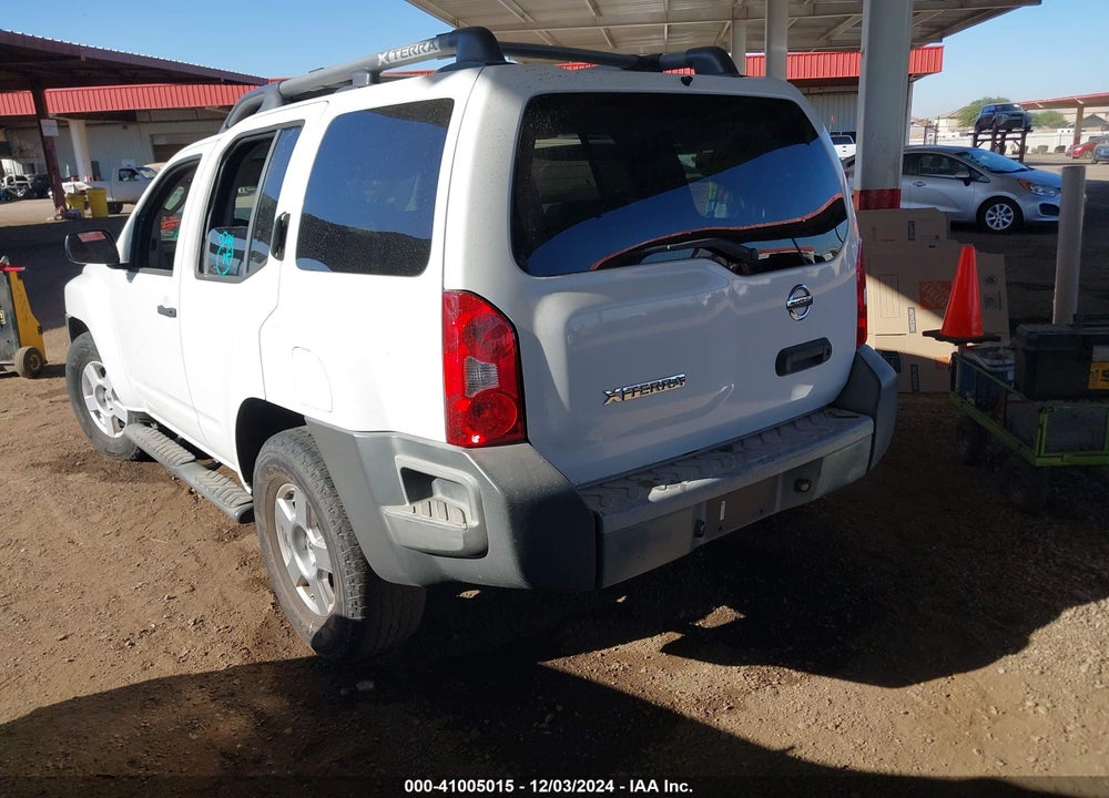 2007 NISSAN XTERRA S VIN: 5N1AN08U27C517592