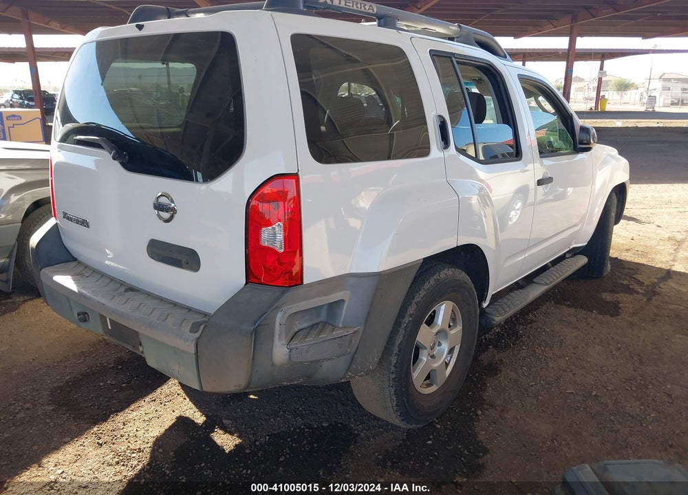 2007 NISSAN XTERRA S VIN: 5N1AN08U27C517592