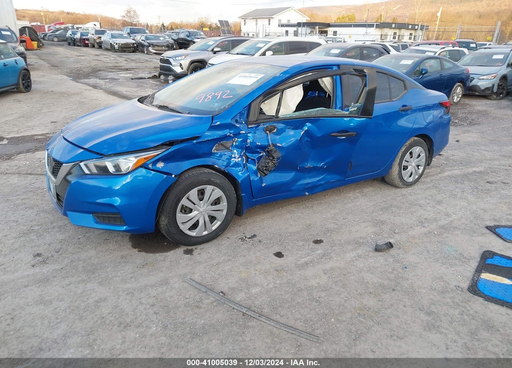 2020 NISSAN VERSA S XTRONIC CVT VIN: 3N1CN8DV8LL909892