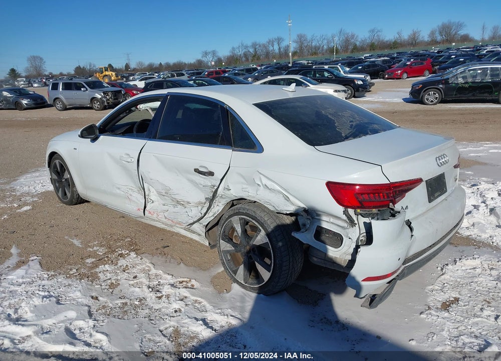 2017 AUDI A4 2.0T PREMIUM VIN: WAUENAF42HN001251