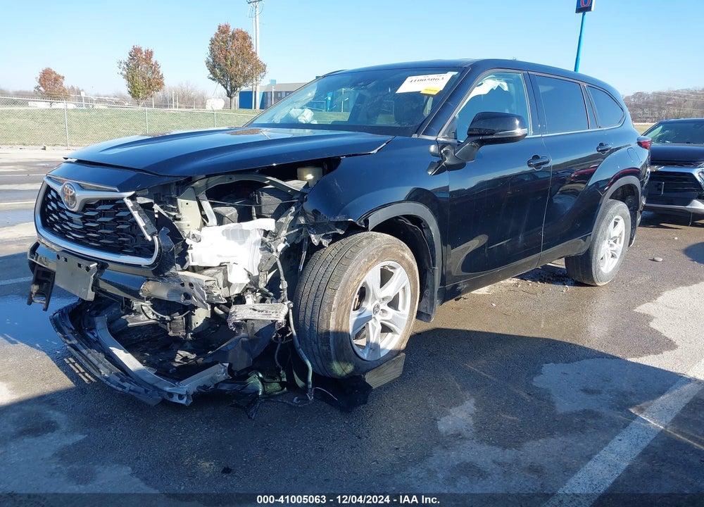2021 TOYOTA HIGHLANDER LE VIN: 5TDBZRBH7MS152365