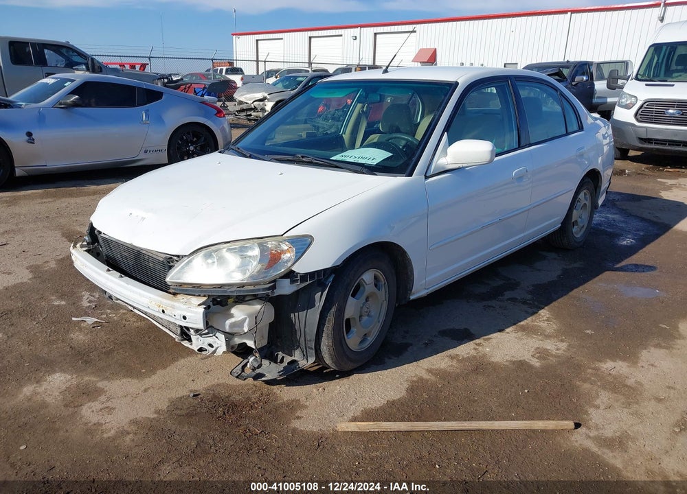 2004 HONDA CIVIC HYBRID VIN: JHMES966X4S022774