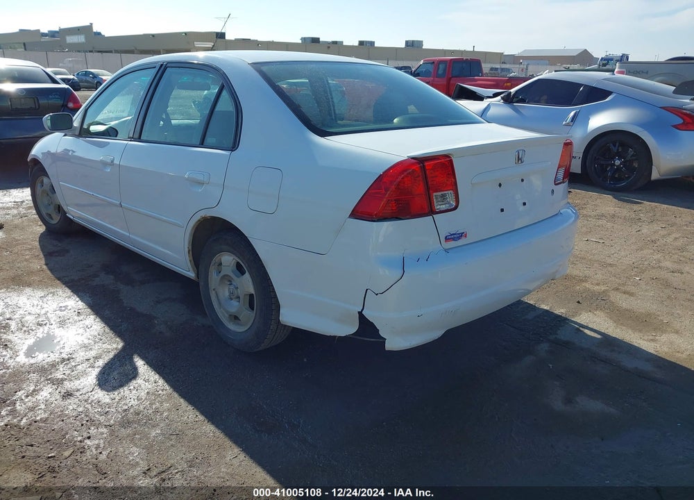 2004 HONDA CIVIC HYBRID VIN: JHMES966X4S022774