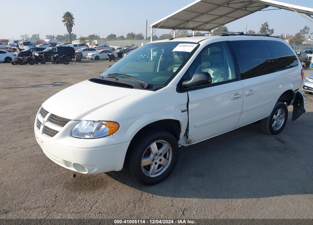 2007 DODGE GRAND CARAVAN SXT VIN: 2D4GP44L27R303502