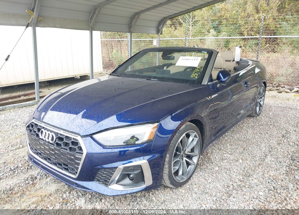 2024 AUDI A5 CABRIOLET PREMIUM PLUS 45 TFSI S LINE QUATTRO S TRONIC VIN: WAU4AGF55RN007047