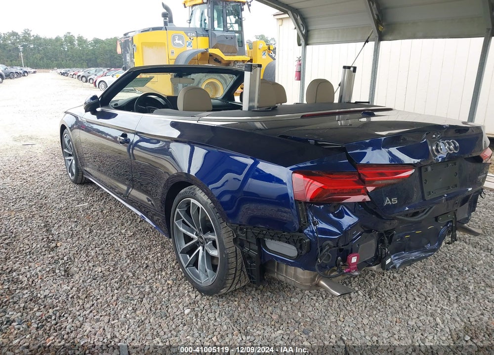 2024 AUDI A5 CABRIOLET PREMIUM PLUS 45 TFSI S LINE QUATTRO S TRONIC VIN: WAU4AGF55RN007047