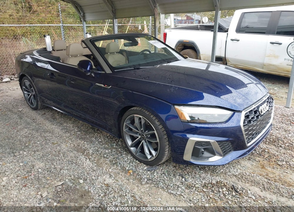 2024 AUDI A5 CABRIOLET PREMIUM PLUS 45 TFSI S LINE QUATTRO S TRONIC VIN: WAU4AGF55RN007047