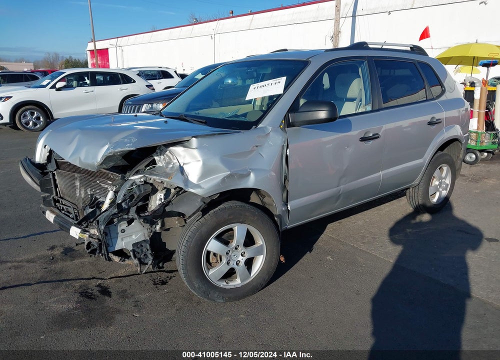 2008 HYUNDAI TUCSON GLS VIN: KM8JM12B78U863018
