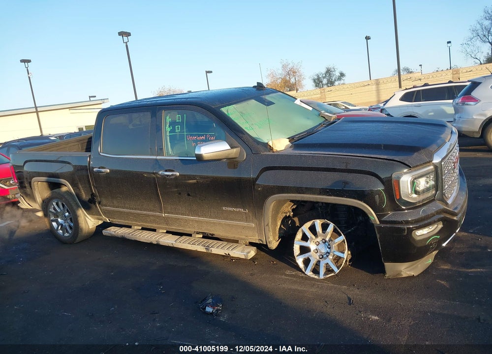 2017 GMC SIERRA 1500 DENALI VIN: 3GTU2PEJ9HG127696