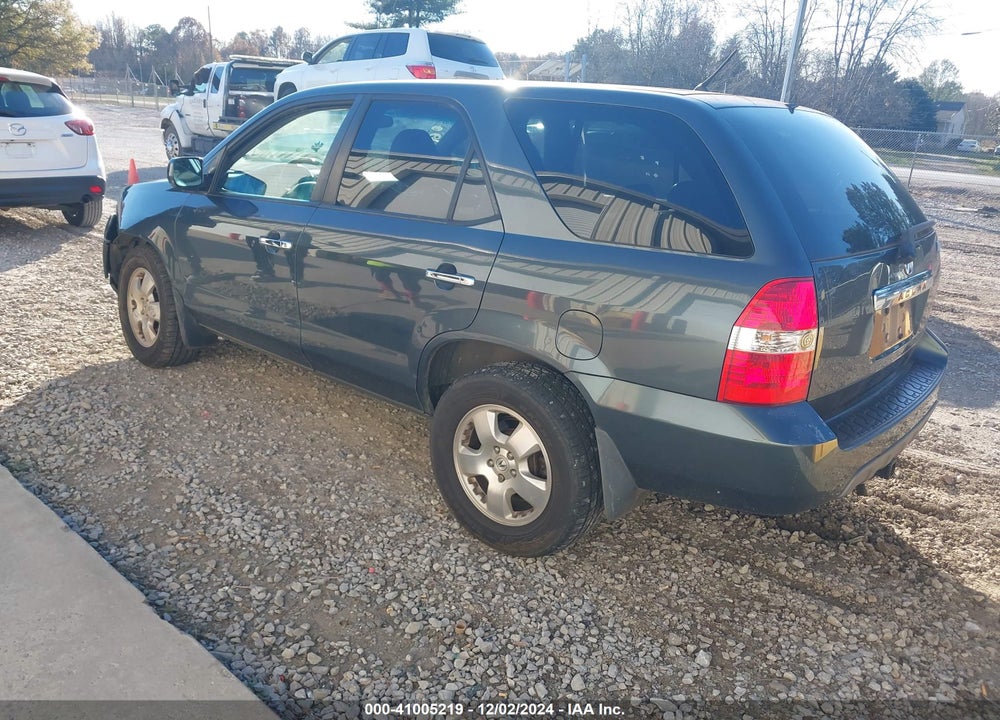 2003 ACURA MDX VIN: 2HNYD18273H538935