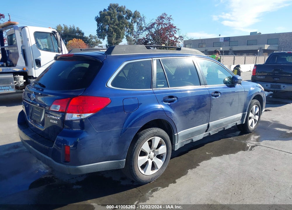 2011 SUBARU OUTBACK 2.5I PREMIUM VIN: 4S4BRBGC8B3427028