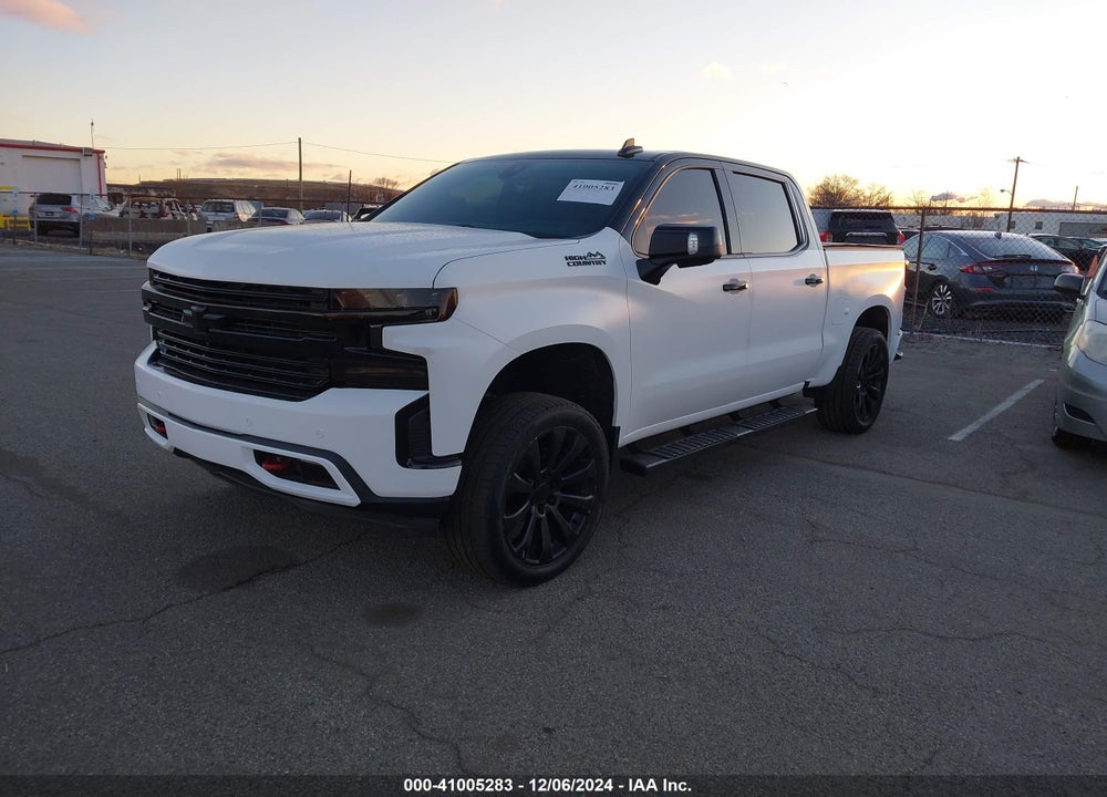 2020 CHEVROLET SILVERADO 1500 4WD SHORT BED HIGH COUNTRY VIN: 3GCUYHET0LG337408