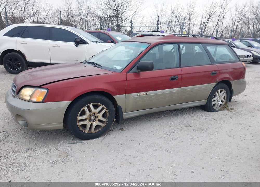 2002 SUBARU OUTBACK VIN: 4S3BH665427635417