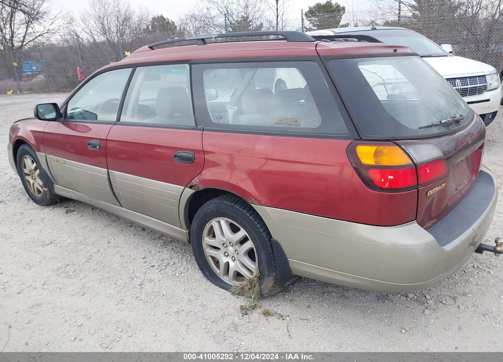 2002 SUBARU OUTBACK VIN: 4S3BH665427635417