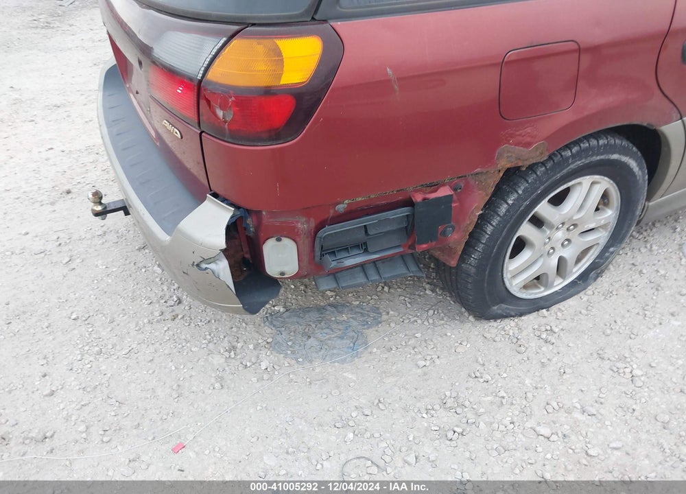 2002 SUBARU OUTBACK VIN: 4S3BH665427635417