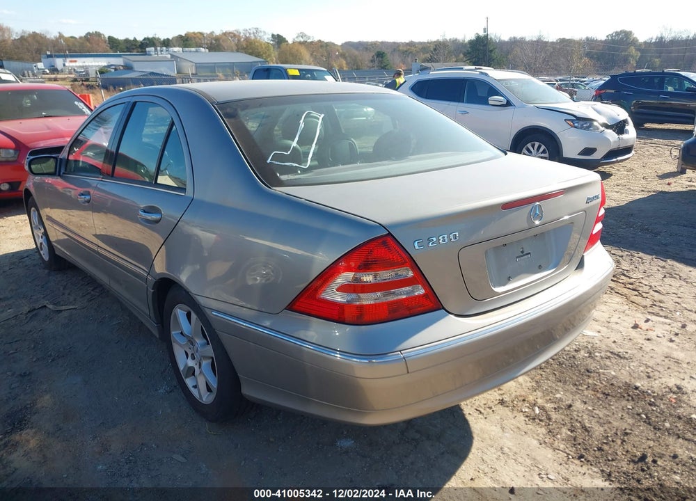 2007 MERCEDES-BENZ C 280 LUXURY 4MATIC VIN: WDBRF92H97F874253