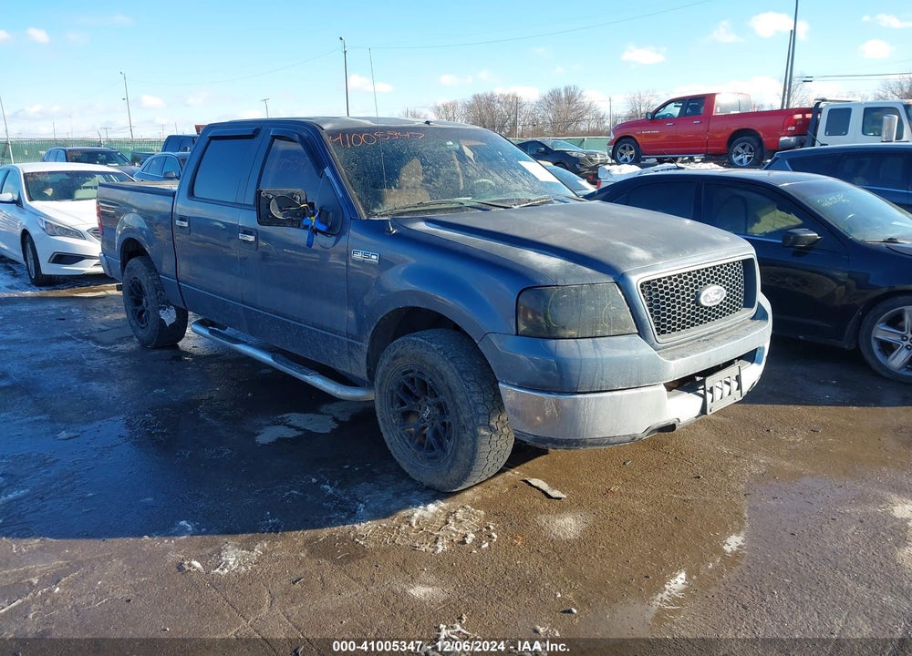 2005 FORD F-150 XLT VIN: 1FTRW12W75KE73953