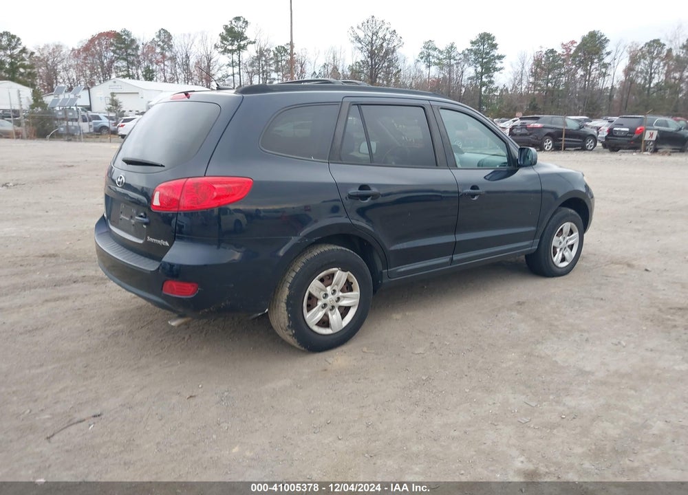 2009 HYUNDAI SANTA FE GLS VIN: 5NMSG13D39H237815