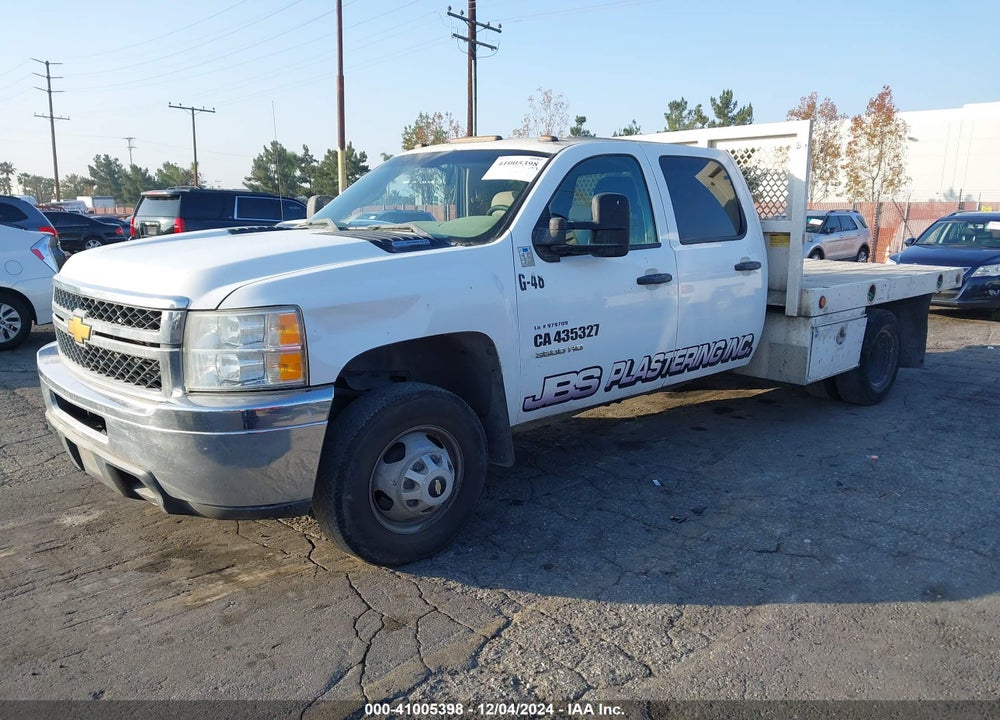 2013 CHEVROLET SILVERADO 3500HD CHASSIS WORK TRUCK VIN: 1GB4CZC85DF175737
