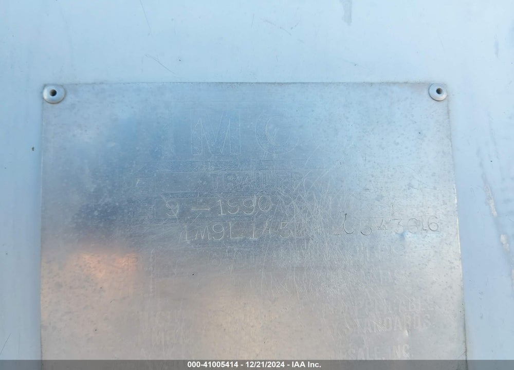 2020 INTERMOUNTAIN WHOLE SALE --- VIN: 1M9L14524LC343616