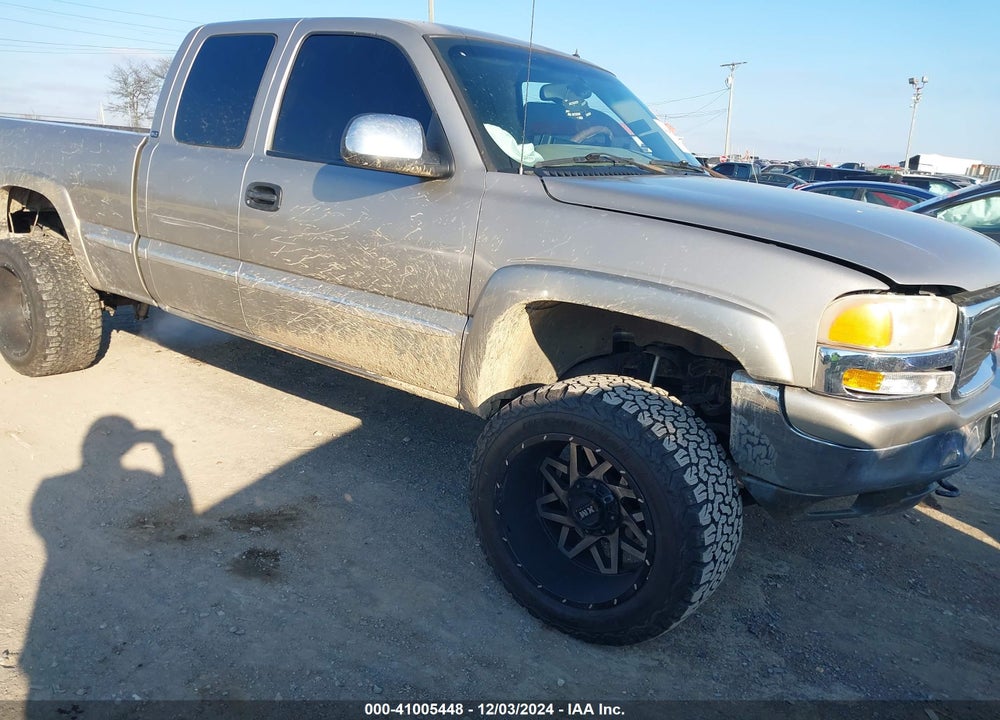2002 GMC SIERRA 1500 SLE VIN: 2GTEK19T821302971