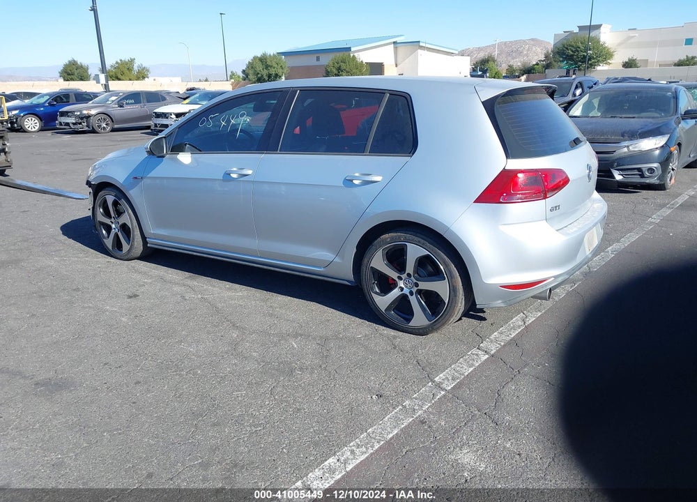2015 VOLKSWAGEN GOLF GTI 2.0T SE 4-DOOR VIN: 3VW4T7AU2FM006663