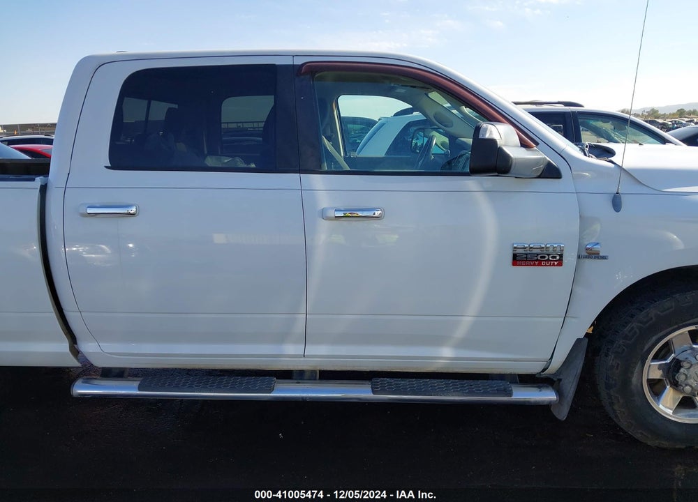 2012 RAM 2500 SLT VIN: 3C6TD4JL5CG292771